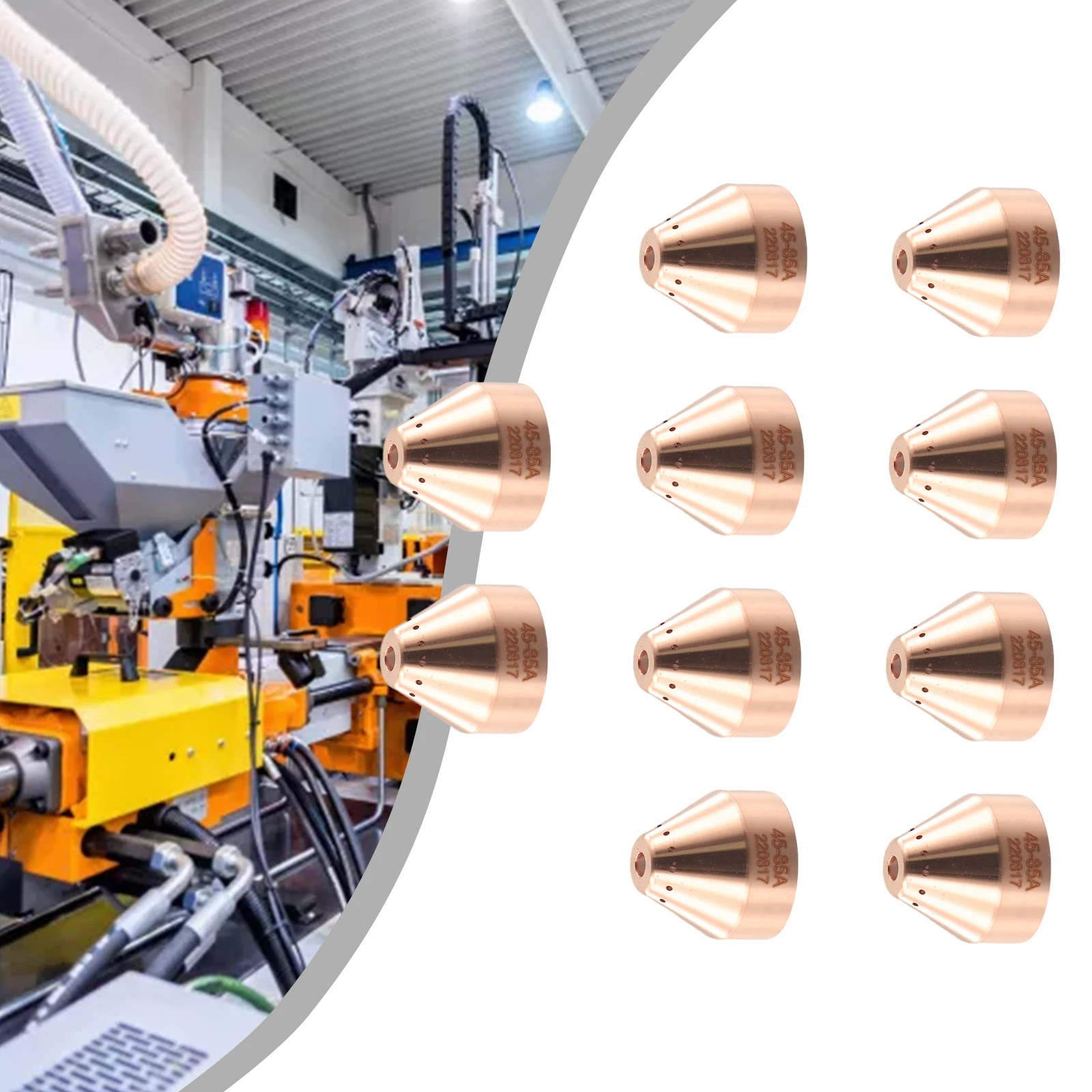 10pcs 220817 Shield Plasma Cutter Shield Cutters For PMX 45XP/65/85/105 Machine Brass Plasma Cutter Soldering Equipment
10pcs 220817 Shield Plasma Cutter Shield Cutters For PMX 45XP/65/85/105 Machine Brass Plasma Cutter Soldering Equipment