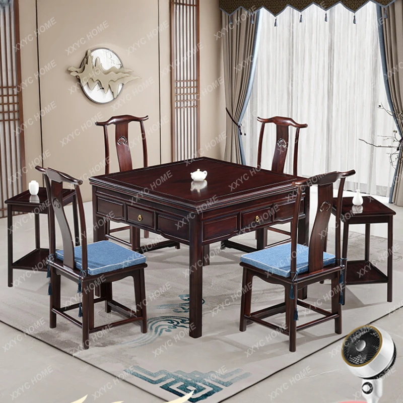 New Rosewood Dining Table Mahjong Table Integrated Household Multi-Functional Sandal Wood Mahjong Machine Automatic Dual-Use
New Rosewood Dining Table Mahjong Table Integrated Household Multi-Functional Sandal Wood Mahjong Machine Automatic Dual-Use