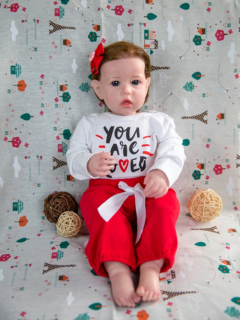 50cm Already Finished Doll Reborn Toddler Girl Baby Doll Liam Huge Real Baby Size 3 Month In Blond Hair
50cm Already Finished Doll Reborn Toddler Girl Baby Doll Liam Huge Real Baby Size 3 Month In Blond Hair