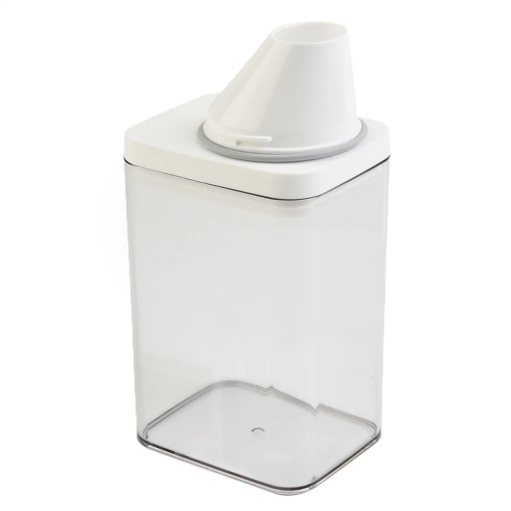 Washing Dispenser Soap Dispenser Storage Box Lid Transparent Up Powder Container White Laundry Washing Plastic
Washing Dispenser Soap Dispenser Storage Box Lid Transparent Up Powder Container White Laundry Washing Plastic
