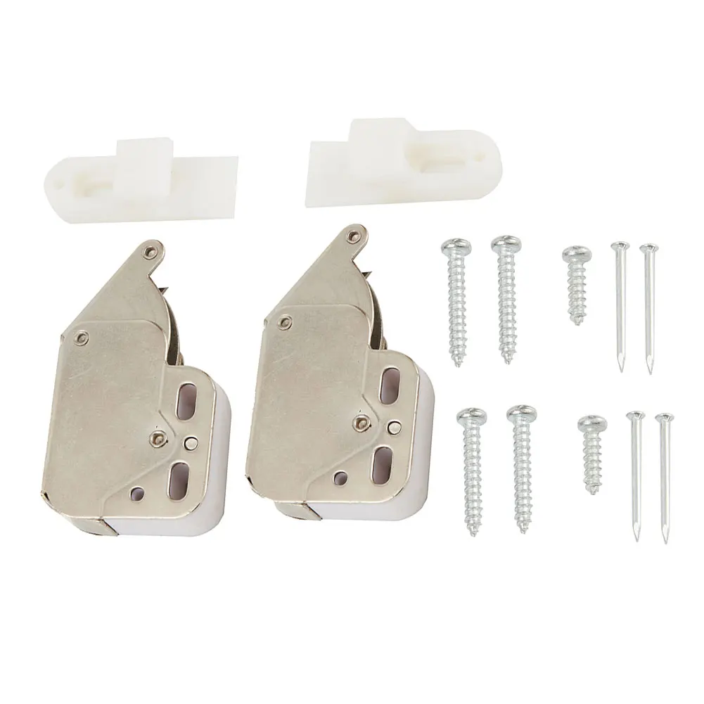 2pcs Mini Spring Loaded Tip Latches SPRING LOADED MINI TIP CATCH Caravan/Boat Cupboard/Door Cabinet Latch Lock
2pcs Mini Spring Loaded Tip Latches SPRING LOADED MINI TIP CATCH Caravan/Boat Cupboard/Door Cabinet Latch Lock