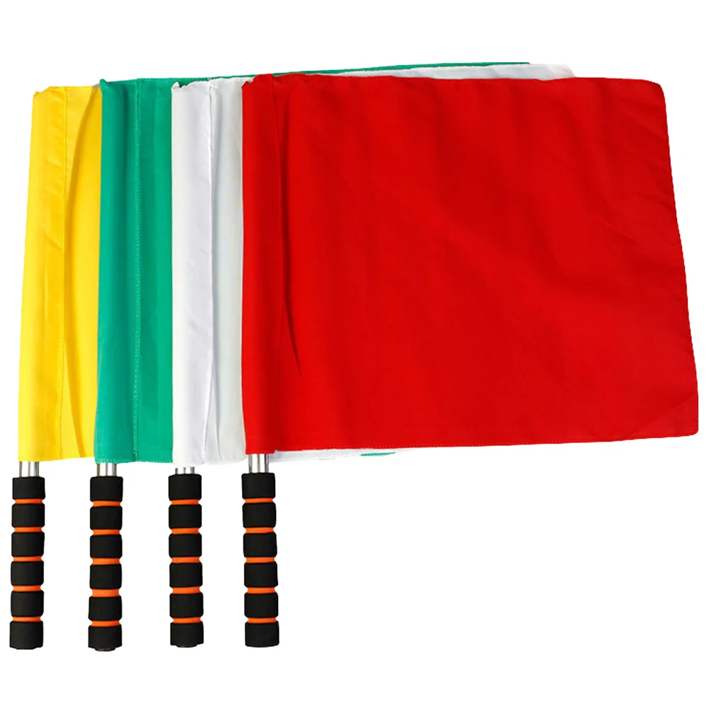 4 Pcs Referee Flag Athletic Gear Warning Flags Competition Banner Small Match Signal Colored
4 Pcs Referee Flag Athletic Gear Warning Flags Competition Banner Small Match Signal Colored