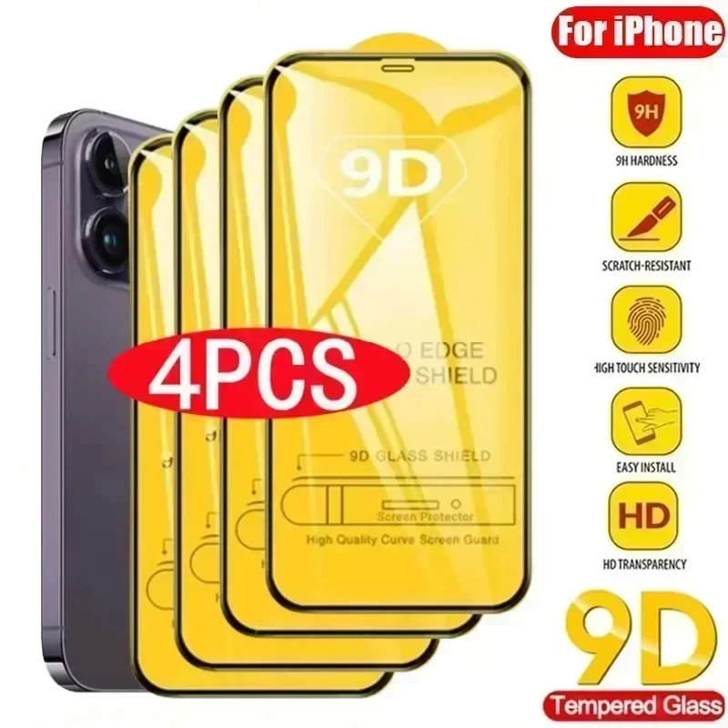 Закаленное стекло 9D для защиты экрана, Защитное стекло для IPhone 15 14 13 12 11 Pro Max X XR XS Max 7 8 6S 14 Plus, 4 шт.
Закаленное стекло 9D для защиты экрана, Защитное стекло для IPhone 15 14 13 12 11 Pro Max X XR XS Max 7 8 6S 14 Plus, 4 шт.