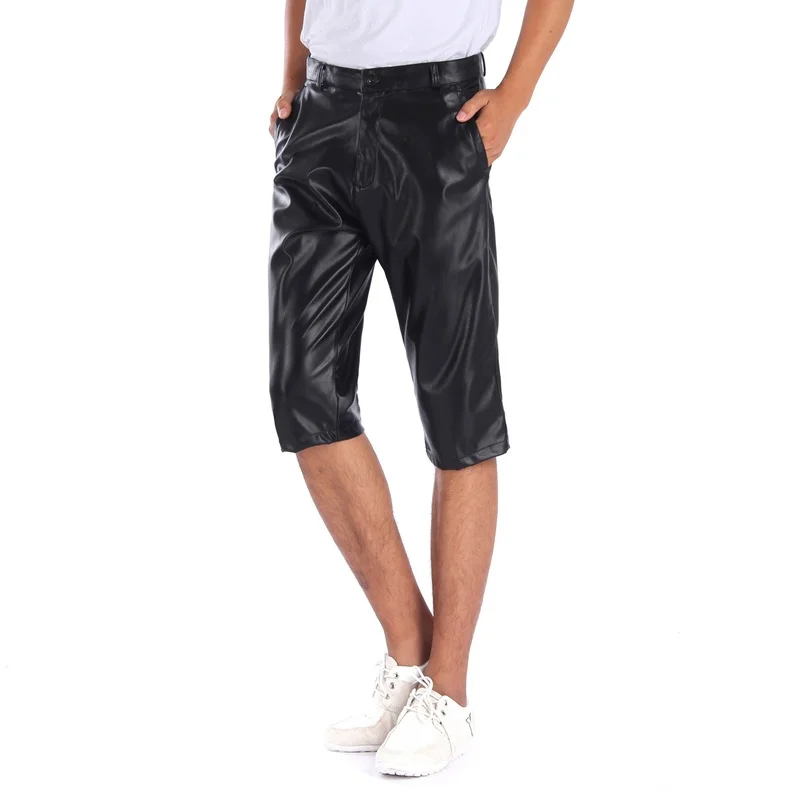 Summer Leather Shorts Men Fashion Brand Boardshorts Male Casual Shorts Comfortable Plus Size Mens Elastic Outerwear Black Shorts
Summer Leather Shorts Men Fashion Brand Boardshorts Male Casual Shorts Comfortable Plus Size Mens Elastic Outerwear Black Shorts