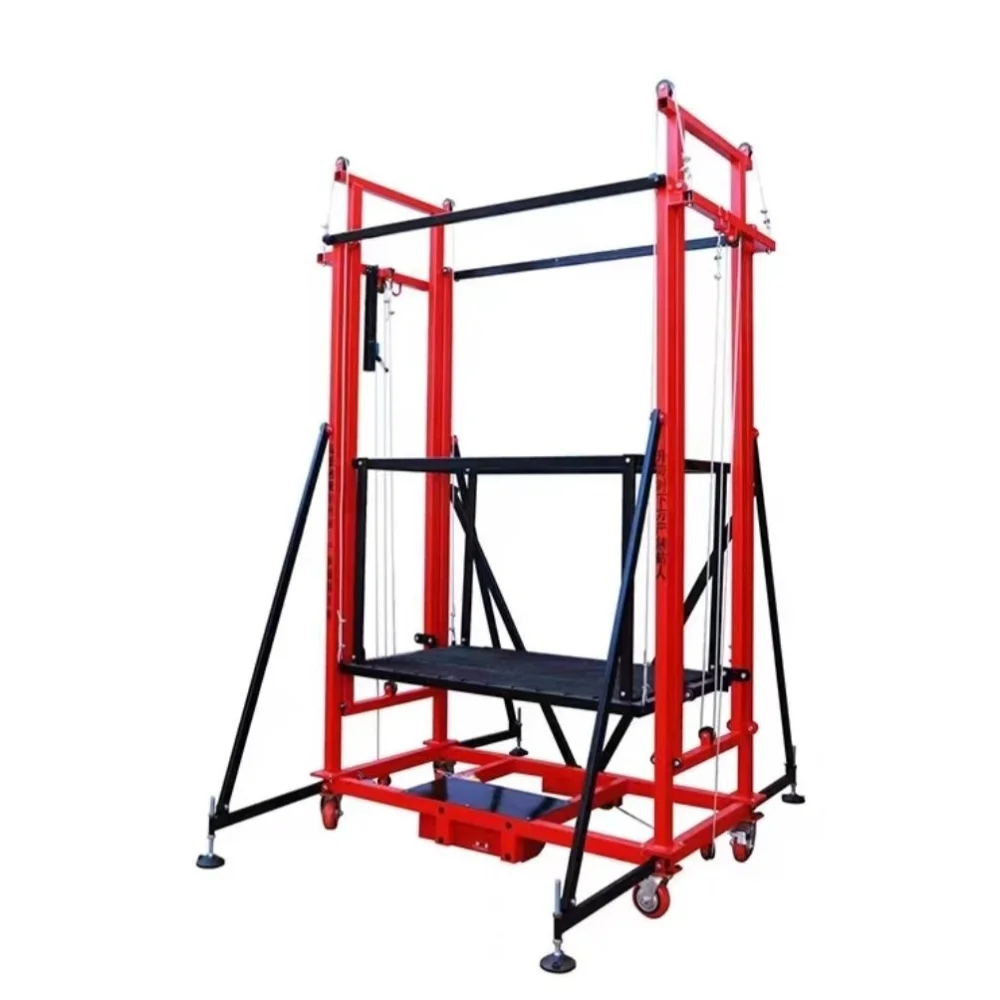 Electric lifting scaffold mobile folding remote control fully automatic lifting platform indoor and outdoor decoration hoist
Electric lifting scaffold mobile folding remote control fully automatic lifting platform indoor and outdoor decoration hoist