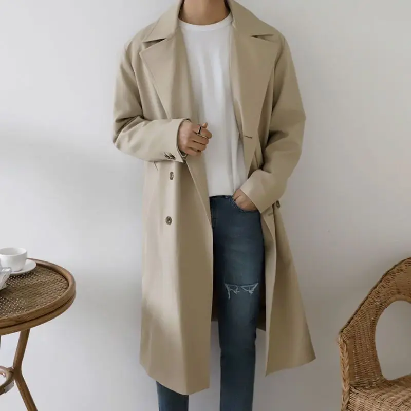 New Spring Men Trench Fashion England Style Long Trench Coats Mens Casual Outerwear Jackets Windbreaker Brand Mens Clothing A79
New Spring Men Trench Fashion England Style Long Trench Coats Mens Casual Outerwear Jackets Windbreaker Brand Mens Clothing A79