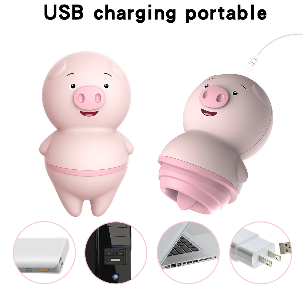 Cute Sexy Pig Licking Sucking Vibrators For Women Clitoris Sucker Anal Nipple Licks Massage Female Sex Toys Adult Erotic Machine Cute Sexy Pig Licking Sucking Vibrators For Women Clitoris Sucker Anal Nipple Licks Massage Female Sex Toys Adult Erotic Machine