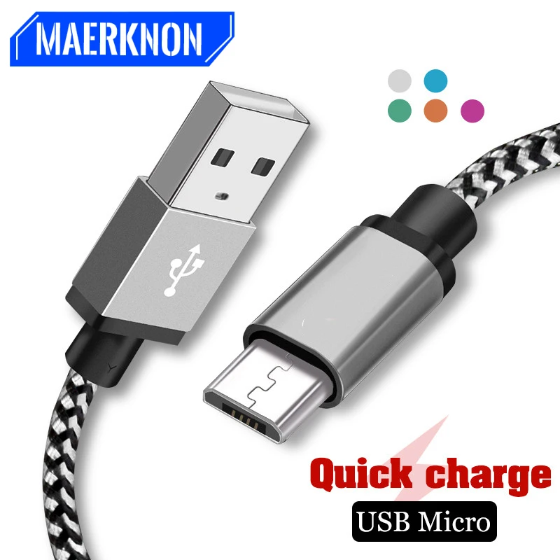 

Micro USB Cables 1m/2m/3m Fast Charging USB Data Cable for Samsung Xiaomi Huawei Android Mobile Phone Accessories Microusb Wire