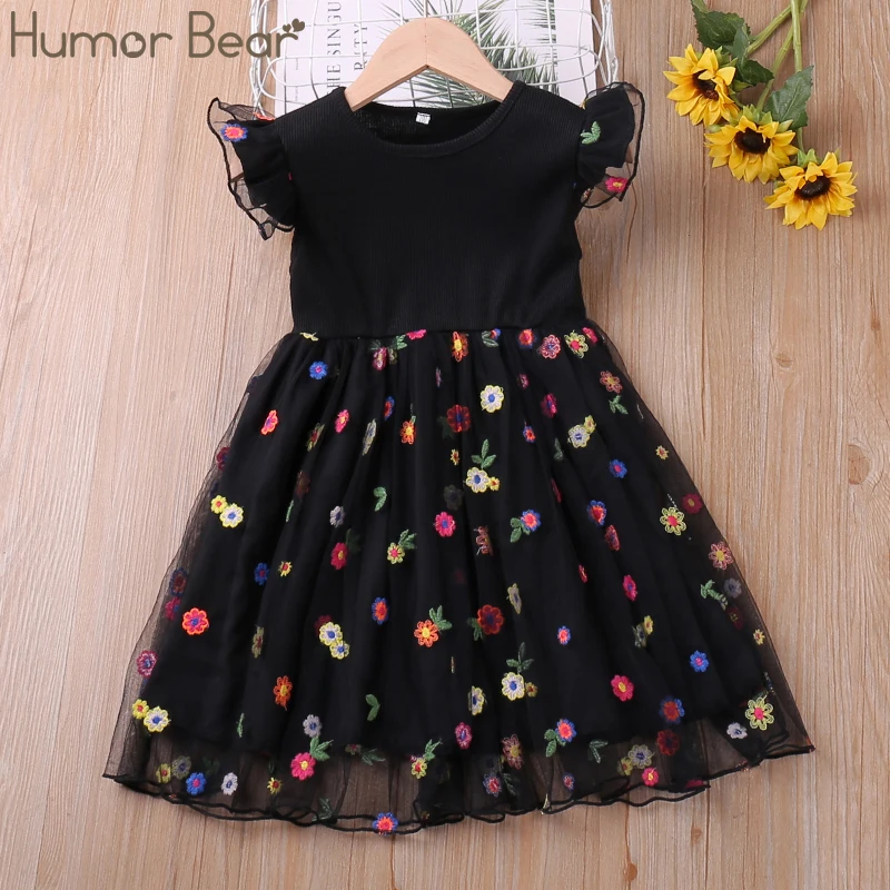 Humor Bear Girls Dress Summer Flying Sleeve floarl Print Patchwork Cute Sweet Mesh Yarn Dresses For 2-6Y
Humor Bear Girls Dress Summer Flying Sleeve floarl Print Patchwork Cute Sweet Mesh Yarn Dresses For 2-6Y