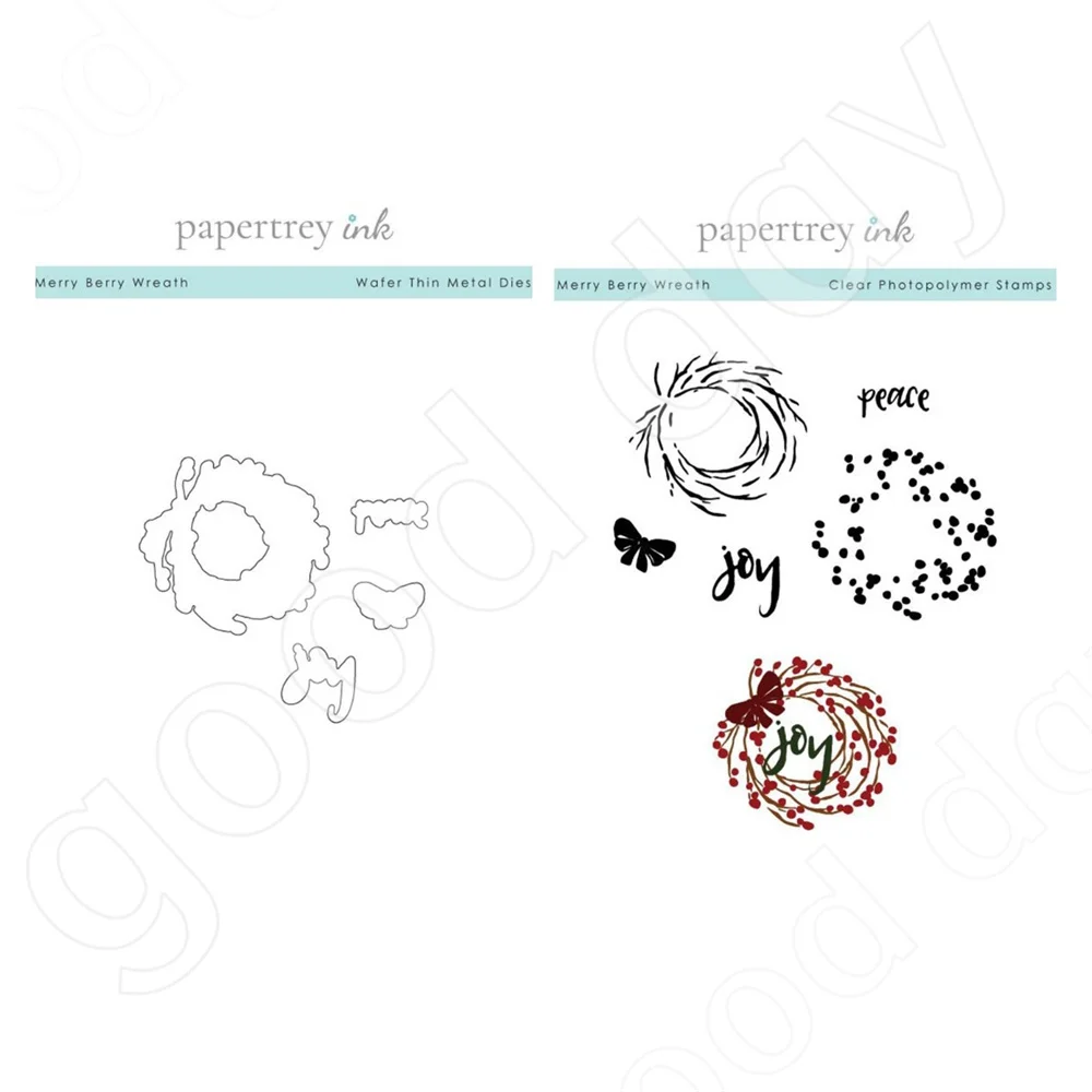 Merry Berry Wreath Cutting Dies Stamps Scrapbook Diary Decoration Embossing Template Diy Greeting Card Handmade Hot Sale New
Merry Berry Wreath Cutting Dies Stamps Scrapbook Diary Decoration Embossing Template Diy Greeting Card Handmade Hot Sale New