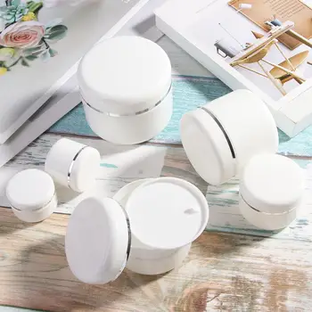 Frascos Recarregáveis Elegantes e Versáteis para Todos os Seus Produtos de Beleza 8 Refillable Bottles Travel Face Cream Lotion Cosmetic Container Plastic Empty Makeup Jar Pot 20/30/50/100/150/250g