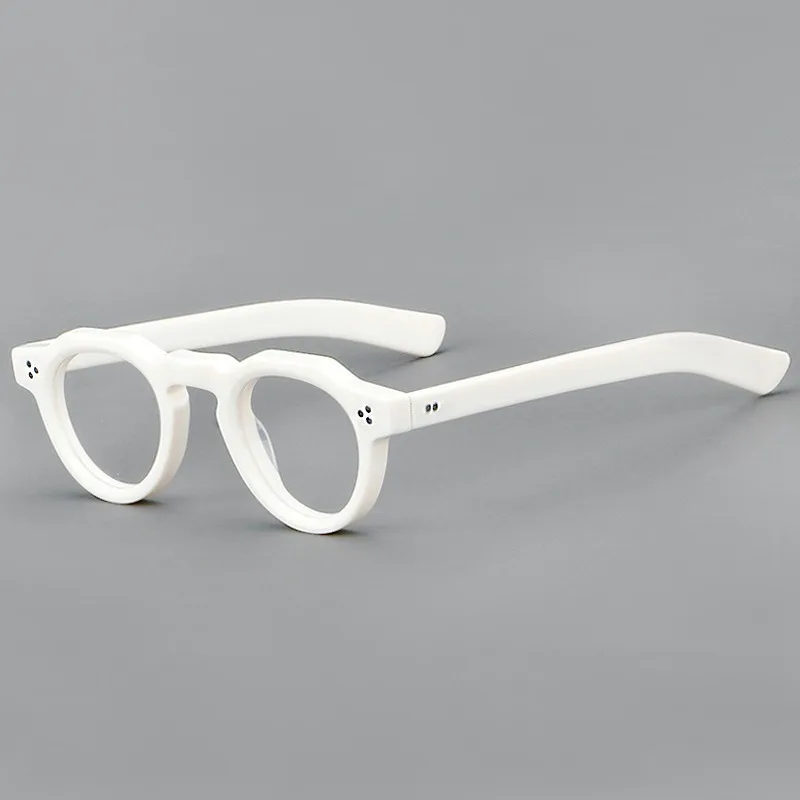 

Women 's Spectacle Frame Men Anti-Blue Light Style Glasses Clear Lens Brand Designer Female Acetate Frame Vintage Eyeglasses