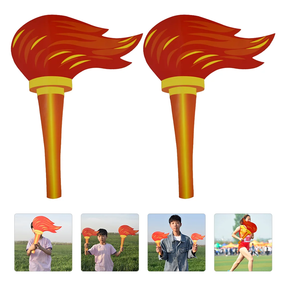2 Pcs Decor Simulation Torch Artificial Prop Decorative Flame Pillar Flameless Paperboard Torches Party
2 Pcs Decor Simulation Torch Artificial Prop Decorative Flame Pillar Flameless Paperboard Torches Party