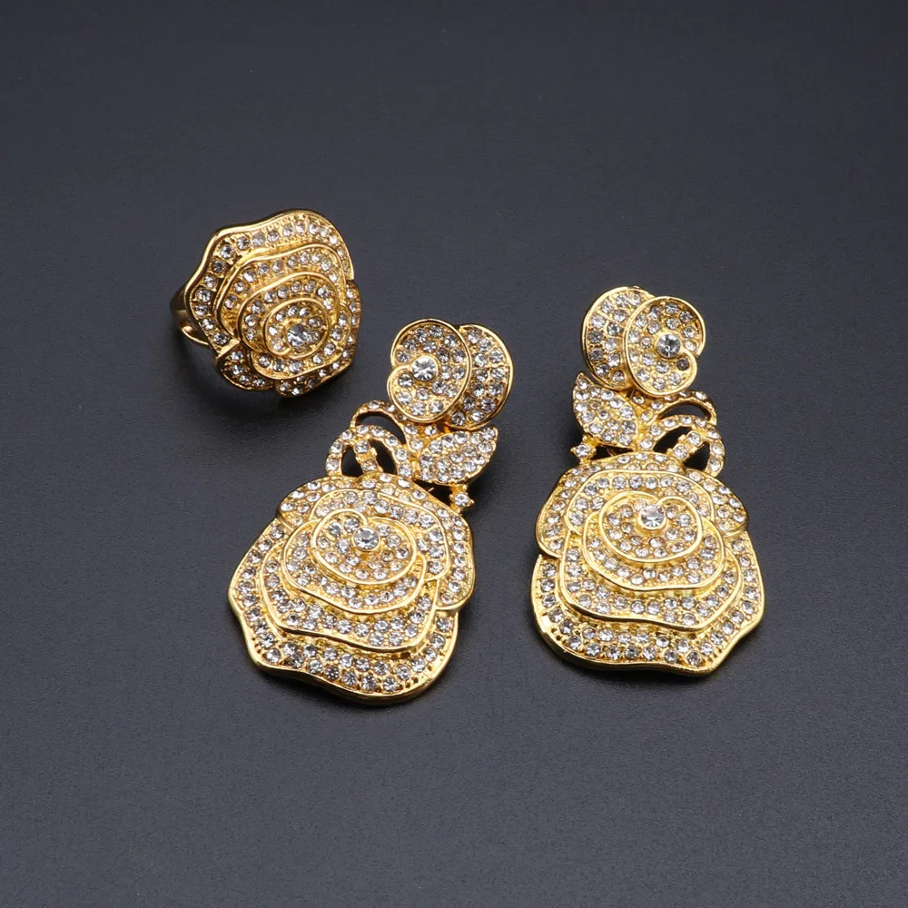 Dubai Gold Color Jewelry Sets For Women Bridal Luxury Necklace Earrings Bracelet Ring Set African Wedding Party Gifts 5 Mallzona S9814f3678fd146d3974fcb0adab71393N Dubai Gold Color Jewelry Sets For Women Bridal Luxury Necklace Earrings Bracelet Ring Set African Wedding Party Gifts Mallzona