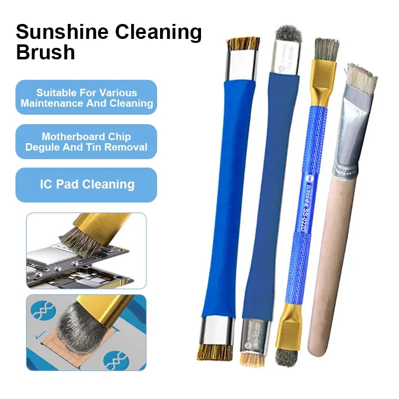 SUNSHINE SS-022 SS-022A SS-022B SS-022D Anti-Static Motherboard PCB Cleaning Brush Motherboard IC Deglue and Tin Removal
SUNSHINE SS-022 SS-022A SS-022B SS-022D Anti-Static Motherboard PCB Cleaning Brush Motherboard IC Deglue and Tin Removal