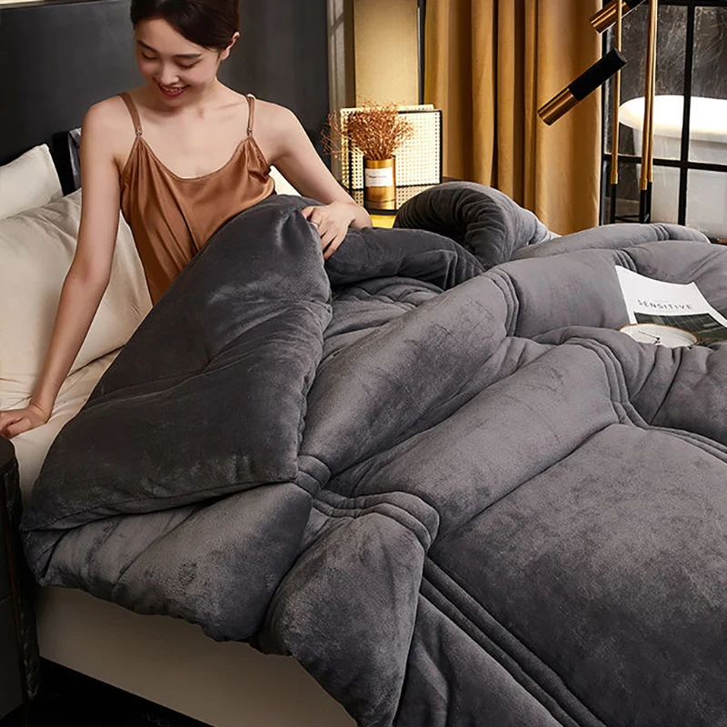 Winter Patchwork Duvet Lamb Wool Warm Comforter Camel Cotton Quilt Thicken Weight Blanket King Queen Size Single Double Cashmere
Winter Patchwork Duvet Lamb Wool Warm Comforter Camel Cotton Quilt Thicken Weight Blanket King Queen Size Single Double Cashmere