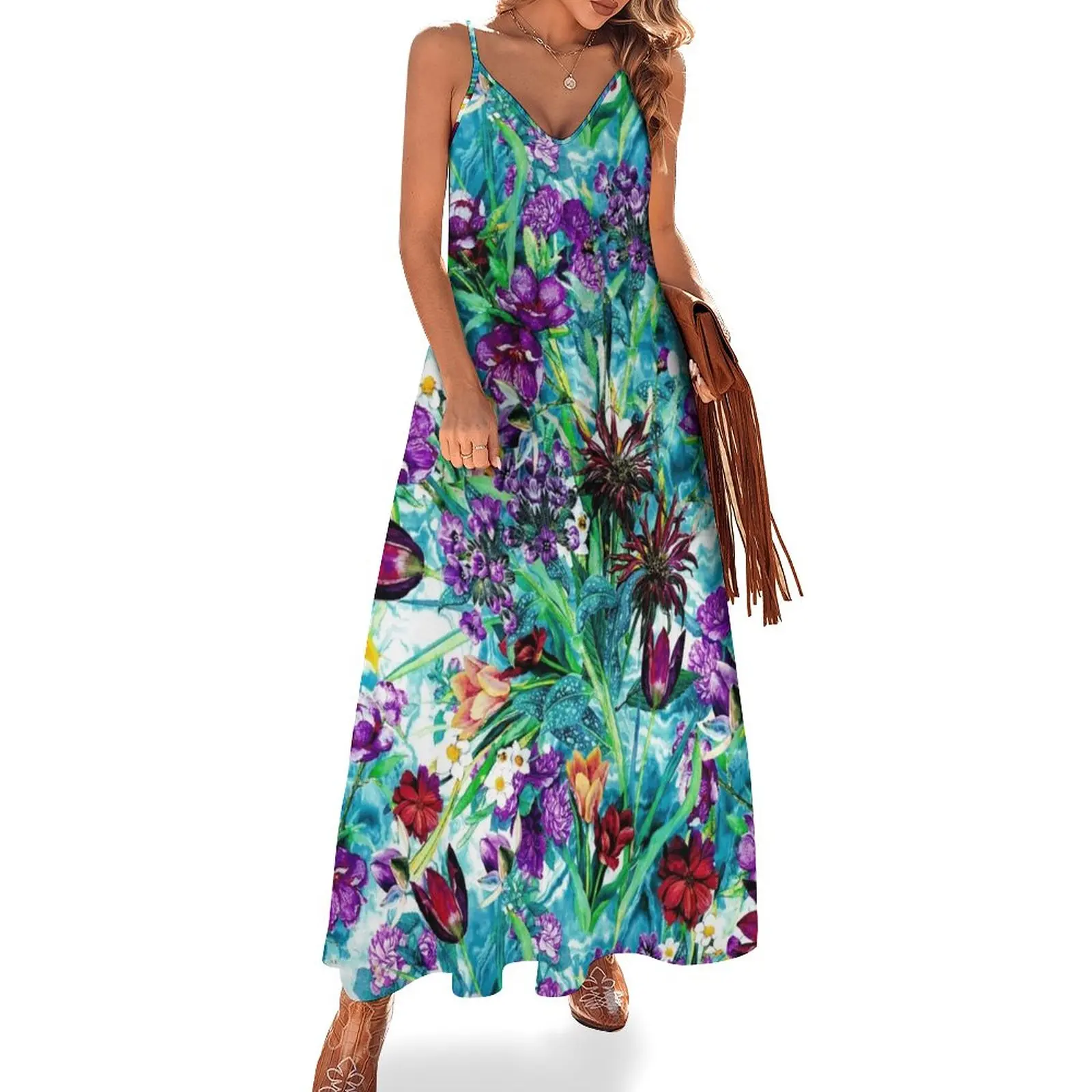 Floral Jungle Sleeveless Dress luxury evening dress woman for wedding prom dress elegant and pretty women's dresses
Floral Jungle Sleeveless Dress luxury evening dress woman for wedding prom dress elegant and pretty women's dresses