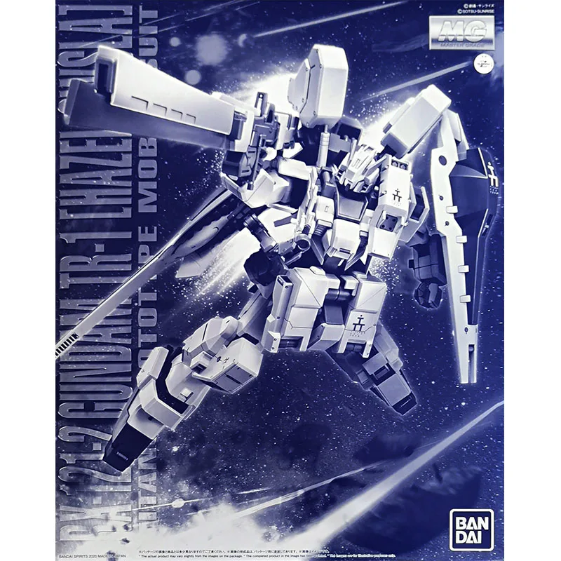 

In Stock Bandai Gundam Model Kit Anime Figure Pb Limited Mg 1/100 Rx-121-2 Tr-1 Hazel Owsla Action Figure Toy Gift For Children