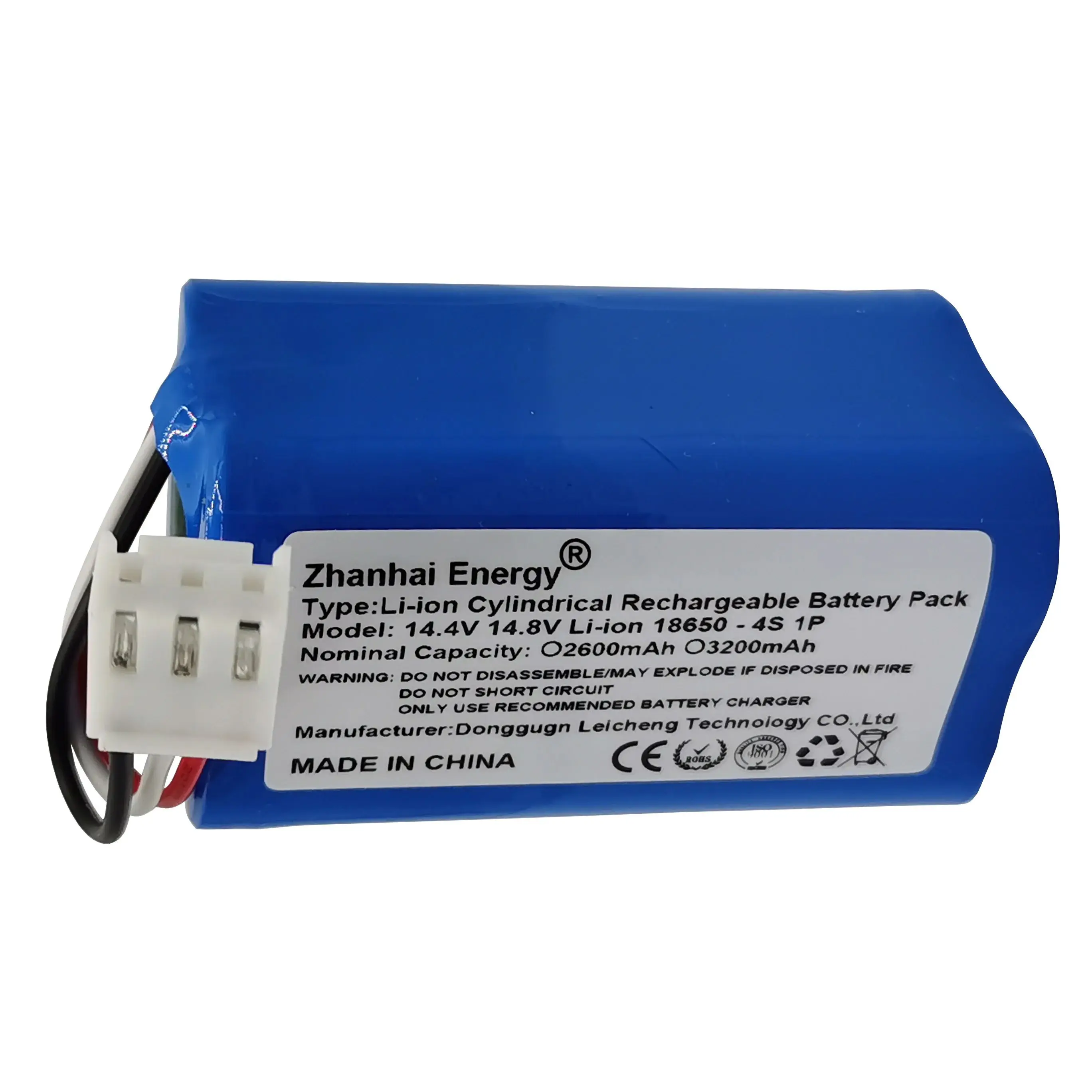 14.4V 14.8V 2600mAh 3200mAh Li-Ion Rechargeable Battery Pack Suitable For Yuri Electric Mop TUJ-MA960 MA990 Wholesale Purchasing
14.4V 14.8V 2600mAh 3200mAh Li-Ion Rechargeable Battery Pack Suitable For Yuri Electric Mop TUJ-MA960 MA990 Wholesale Purchasing