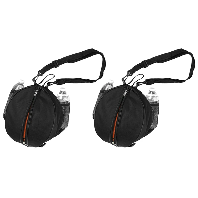 

2X Basketball Bag Soccer Ball Football Volleyball Softball Sports Ball Bag Shoulder Bags