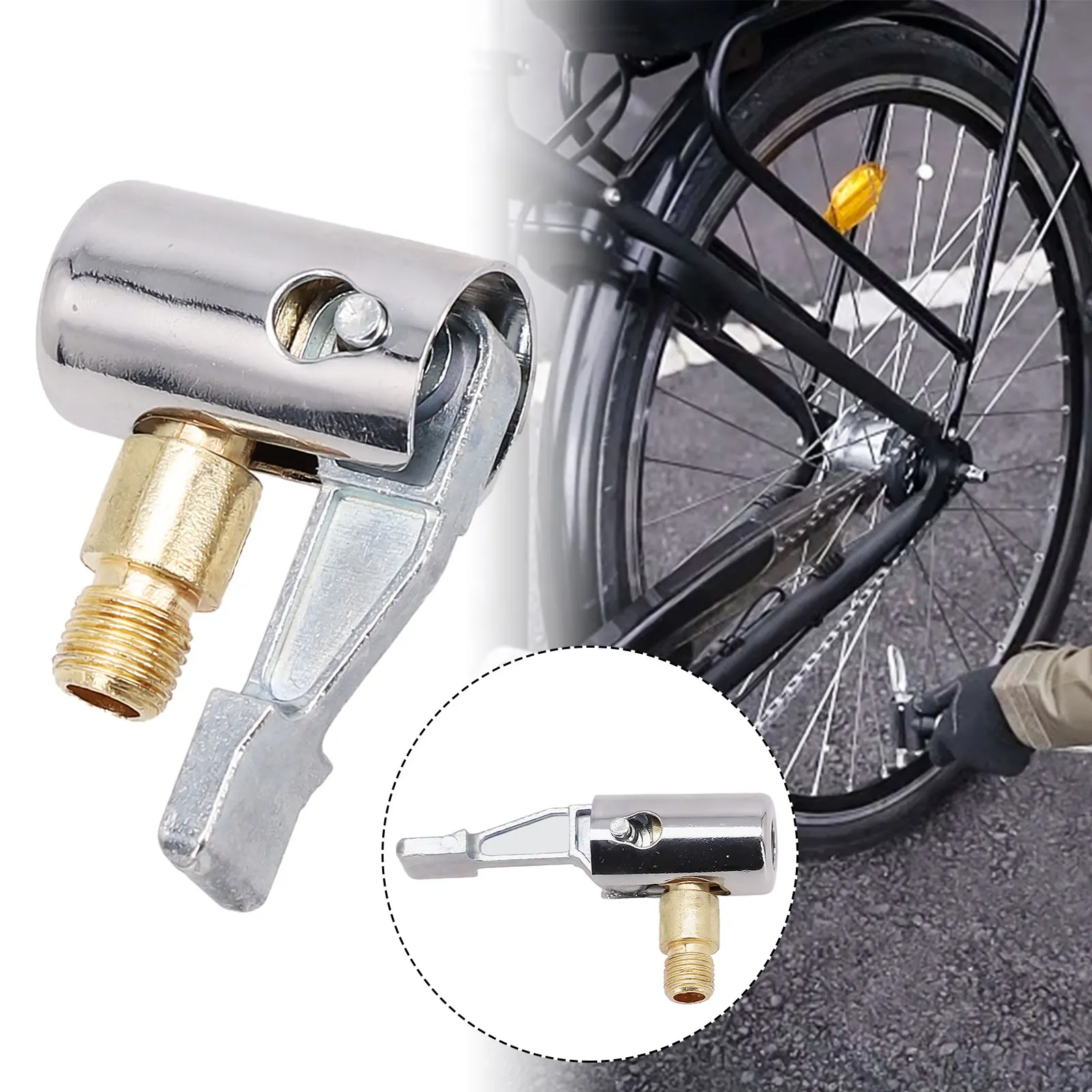 1PC Pump Nozzle Adapter Bicycle Car Quick Inflatable Chuck Adapter Flatable Nozzle Adapter With Thumb Lock Bicycle Accessories
1PC Pump Nozzle Adapter Bicycle Car Quick Inflatable Chuck Adapter Flatable Nozzle Adapter With Thumb Lock Bicycle Accessories