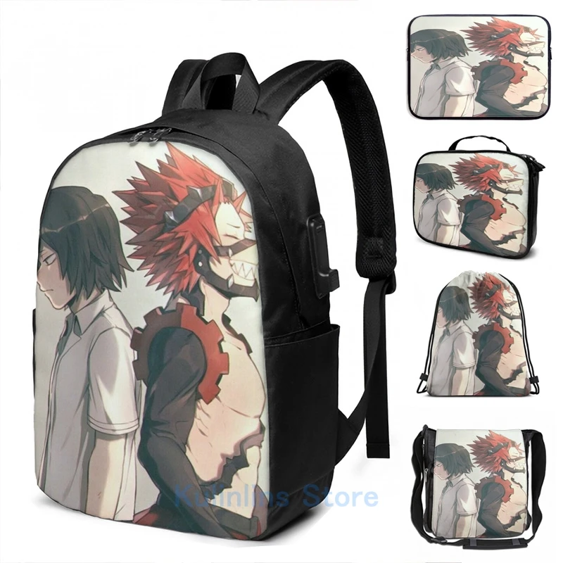 Забавный графический принт Eijiro Kirishima, красный рюкзак для полицейских, с USB-зарядкой, мужские школьные сумки, женская сумка, дорожная сумка для ноутбука
Забавный графический принт Eijiro Kirishima, красный рюкзак для полицейских, с USB-зарядкой, мужские школьные сумки, женская сумка, дорожная сумка для ноутбука