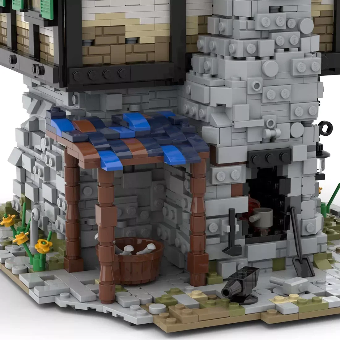 Creative Medieval Blacksmith Shop Building Blocks European City Street View Store MOC Model Bricks Toys Gift for Adults and Kids Creative Medieval Blacksmith Shop Building Blocks European City Street View Store MOC Model Bricks Toys Gift for Adults and Kids