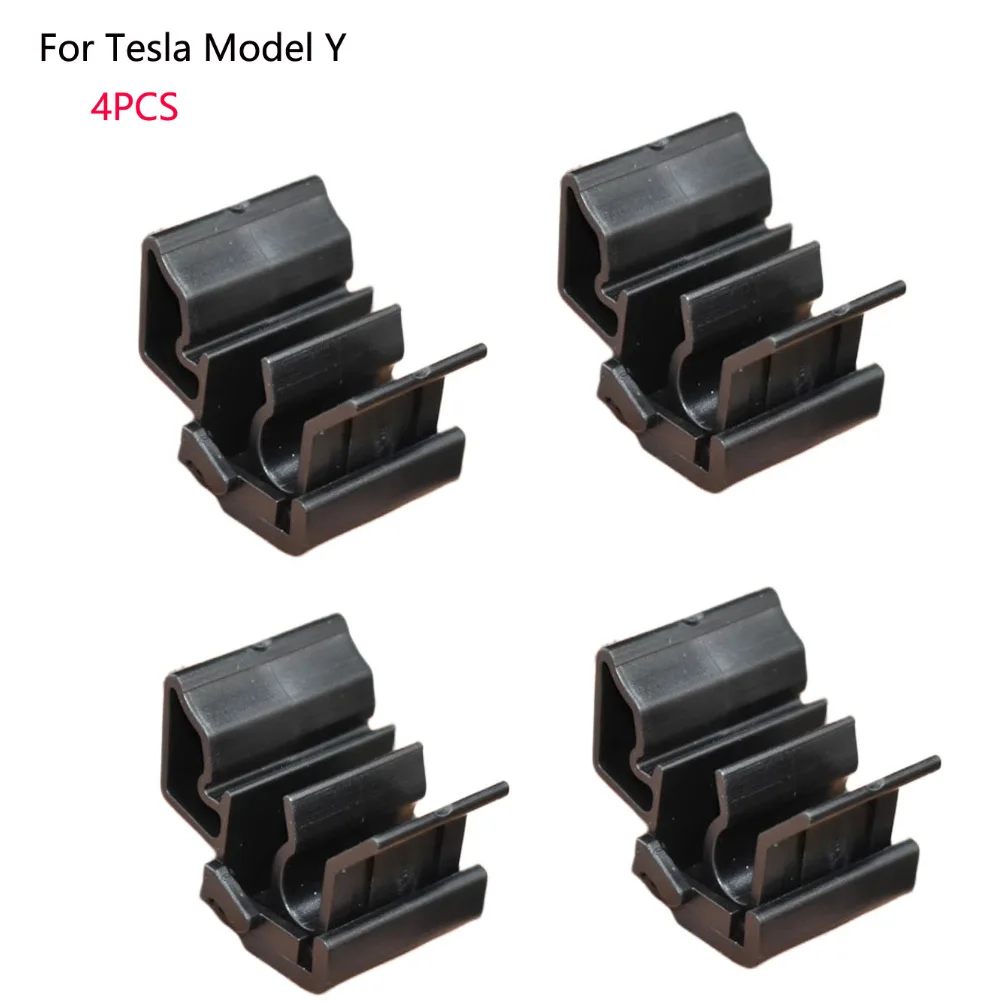 

4pcs For Tesla Model Y 20-21 Front Bumper Box Clip Hood Luggage Clips 1472872-00-B Front Compartment Catches