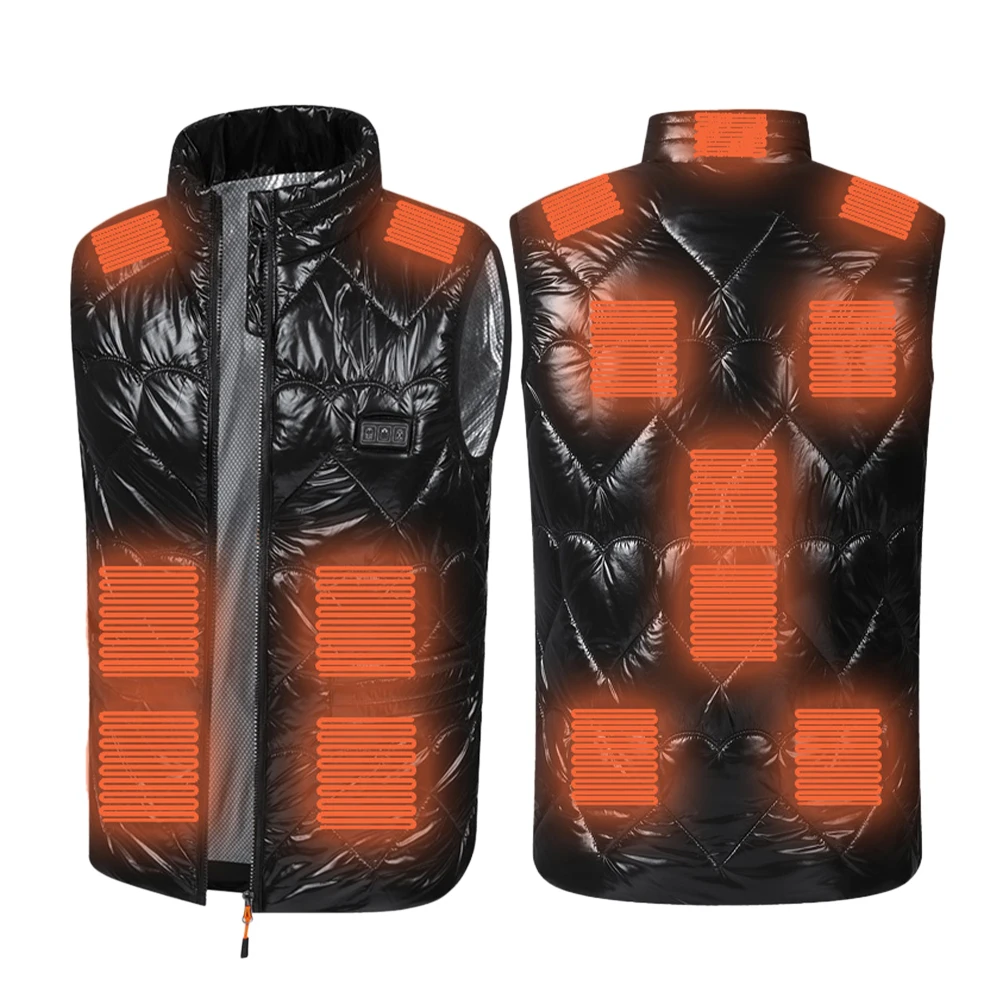 15 Areas Heated Vest for Women Sleeveless USB Powered 3 Gear Temperature Control Winter Warm Vest for Outdoor Hiking Camping
15 Areas Heated Vest for Women Sleeveless USB Powered 3 Gear Temperature Control Winter Warm Vest for Outdoor Hiking Camping