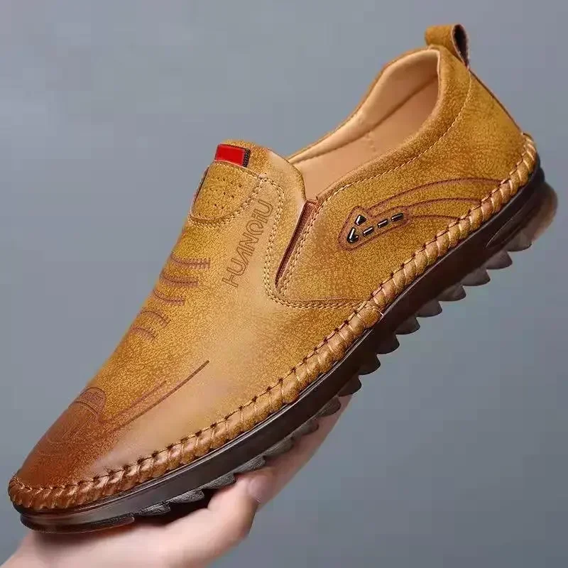 Trend Men Casual Shoes Breathable Non Slip Shoes Outdoor Soft Soled Travel Sneakers Leather Men Flats Busines New Zapatos Hombre
Trend Men Casual Shoes Breathable Non Slip Shoes Outdoor Soft Soled Travel Sneakers Leather Men Flats Busines New Zapatos Hombre