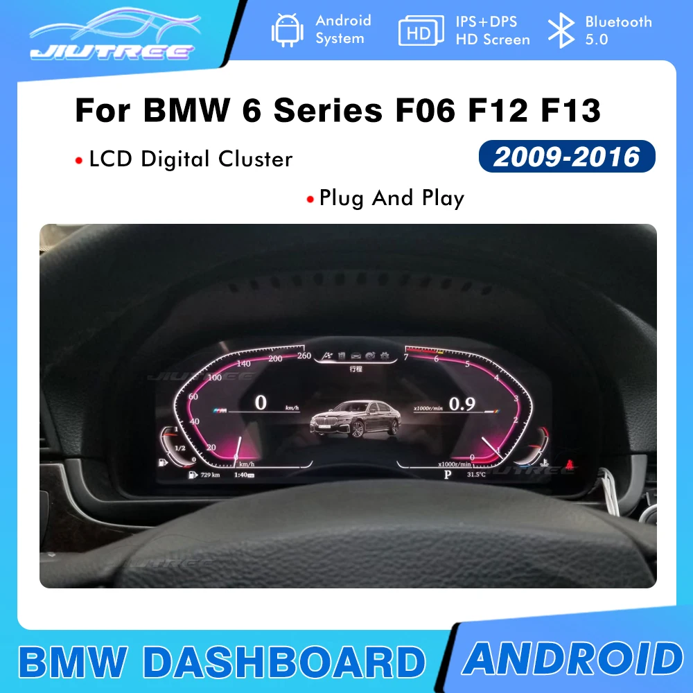 Цифровой кластер с ЖК-дисплеем для BMW 7 F01 F02 F03 F04 для BMW 6 Series F06 F12 F13 2009-2017 Android
Цифровой кластер с ЖК-дисплеем для BMW 7 F01 F02 F03 F04 для BMW 6 Series F06 F12 F13 2009-2017 Android