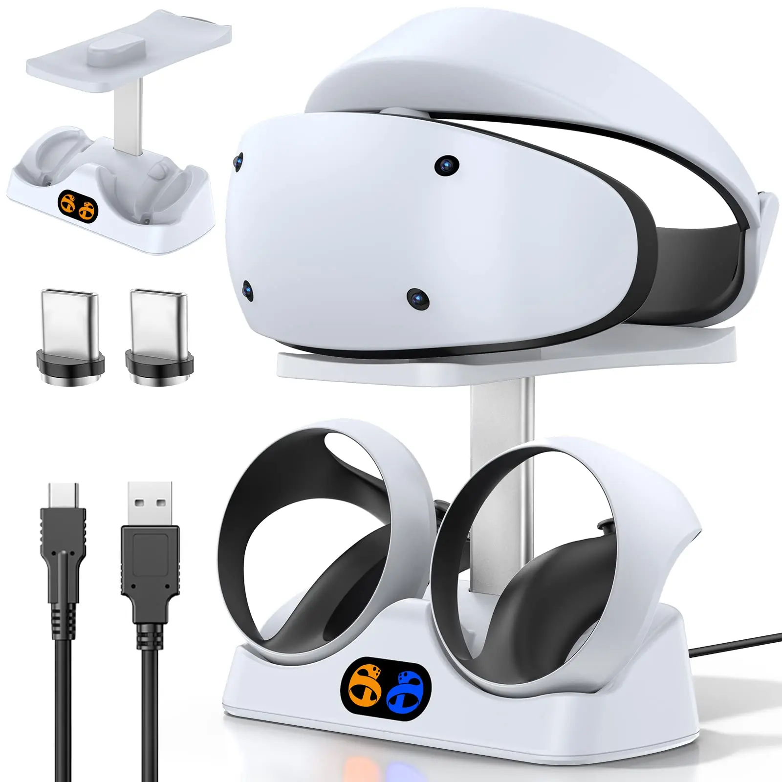 Charging Station for PSVR 2 Controller, Lightning Charging Dock for PS5 VR2, VR Sense Controller Charger for PSVR2 Accessories
Charging Station for PSVR 2 Controller, Lightning Charging Dock for PS5 VR2, VR Sense Controller Charger for PSVR2 Accessories