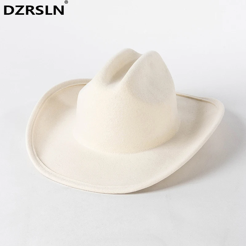 Brand New Cowboy Hats Europe And The United States Fashion Casual Wool Jazz Hat Outdoor Beach Travel Party Top Hats
Brand New Cowboy Hats Europe And The United States Fashion Casual Wool Jazz Hat Outdoor Beach Travel Party Top Hats