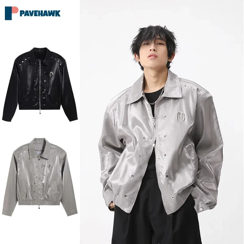 Motorcycle Jackets Korean Street Man Woman Spring Autumn Oversize Bomber Jacket Unisex Hip Hop Zip Harajuku Shoulder Pad Outwear
Motorcycle Jackets Korean Street Man Woman Spring Autumn Oversize Bomber Jacket Unisex Hip Hop Zip Harajuku Shoulder Pad Outwear