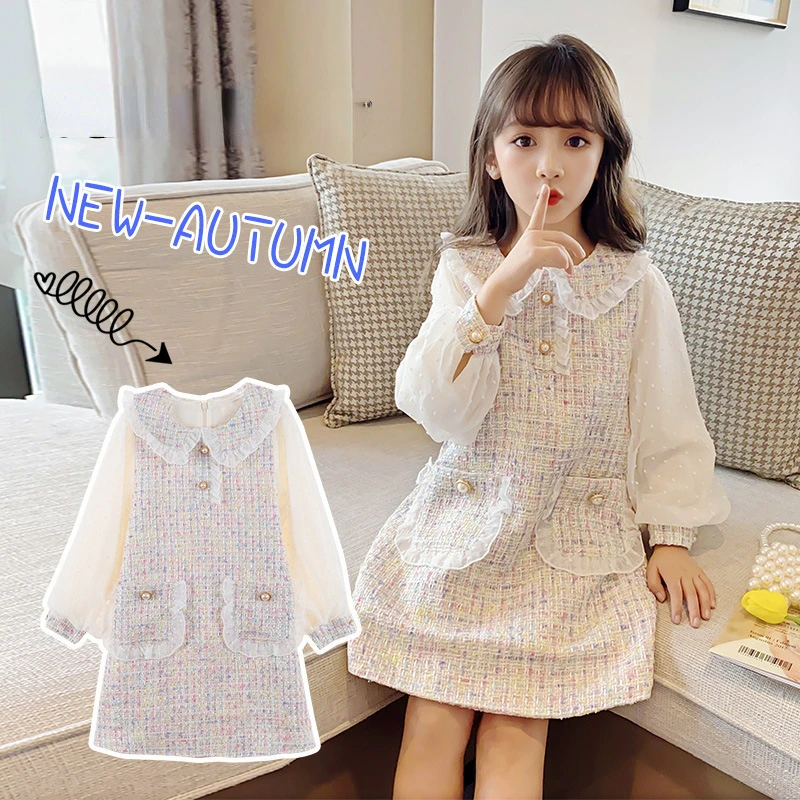 Childrens Clothing Girls Spring and Autumn Dress New Girls Princess Dress Middle Big Childrens Princess Dress
Childrens Clothing Girls Spring and Autumn Dress New Girls Princess Dress Middle Big Childrens Princess Dress