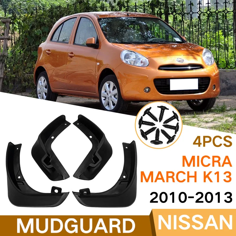 Mud Flaps For NissanMicraMarch K13 2010-2013 MudFlaps Front Rear Fender Car Accessories
Mud Flaps For NissanMicraMarch K13 2010-2013 MudFlaps Front Rear Fender Car Accessories