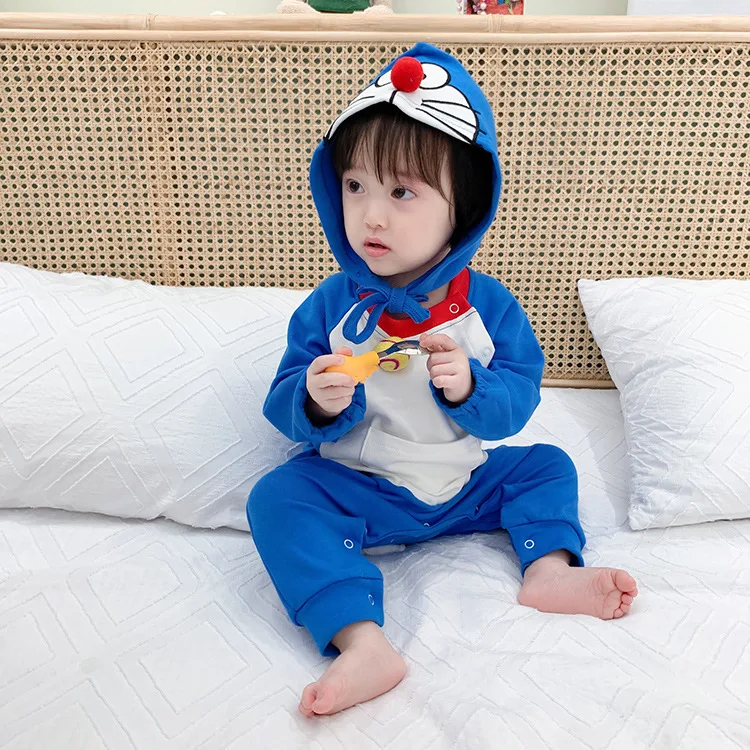 Весенне-осенний комбинезон для новорожденных с синим котом Doraemon из хлопка для мужчин и женщин милая одежда для рептилий детский подарок
Весенне-осенний комбинезон для новорожденных с синим котом Doraemon из хлопка для мужчин и женщин милая одежда для рептилий детский подарок