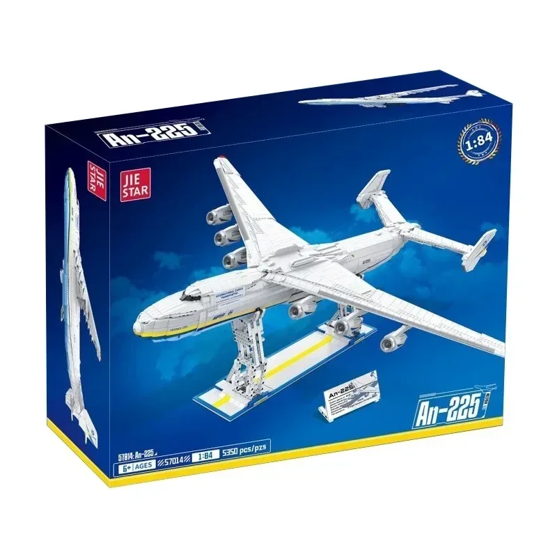 Грузовой самолет An-225 1:84, модель кирпича MOC 57014, большой авиационный лайнер, строительный самолет, игрушка, подарок для мальчиков
Грузовой самолет An-225 1:84, модель кирпича MOC 57014, большой авиационный лайнер, строительный самолет, игрушка, подарок для мальчиков