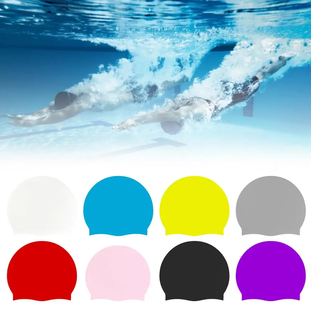 Swim Hat Long Life Swim Pool Hat Elastic Silicone Swimming Cap Durable Pure Water-resistant Swim Pool Hat for Diving
Swim Hat Long Life Swim Pool Hat Elastic Silicone Swimming Cap Durable Pure Water-resistant Swim Pool Hat for Diving