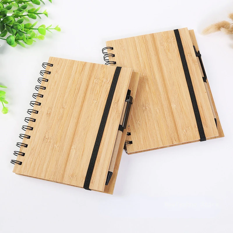 

Lined Spiral Bound Journal The Office Notebook Wood Grain Note Pad Diary A5 Monthly Planner Book Work Notepad