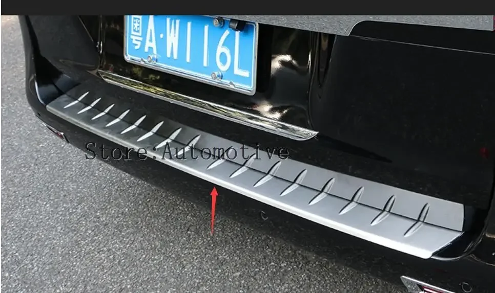 

Rear Bumper Protector threshold plate cover Sill Trim for Mercedes Benz Metris Valente Vito Viano V-Class W447 2016 2017 2018