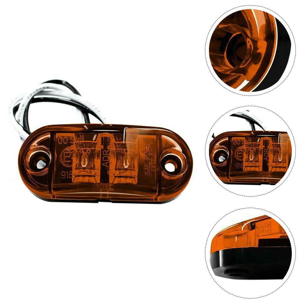 4 Pcs Trailer Tail Light Marker Lights Trucks Side Marker Light Indicator Directional Turning Signal Car
4 Pcs Trailer Tail Light Marker Lights Trucks Side Marker Light Indicator Directional Turning Signal Car