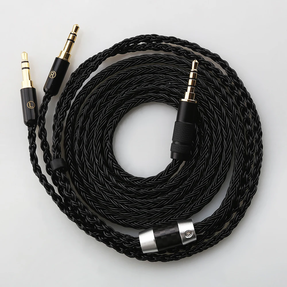 16 Cores 7N OCC Headphone Upgrade Cable /Earphone Cable For Hifiman Sundara Ananda HE1000se HE6se HE1000v2 HE400se Arya He-35x 16 Cores 7N OCC Headphone Upgrade Cable /Earphone Cable For Hifiman Sundara Ananda HE1000se HE6se HE1000v2 HE400se Arya He-35x