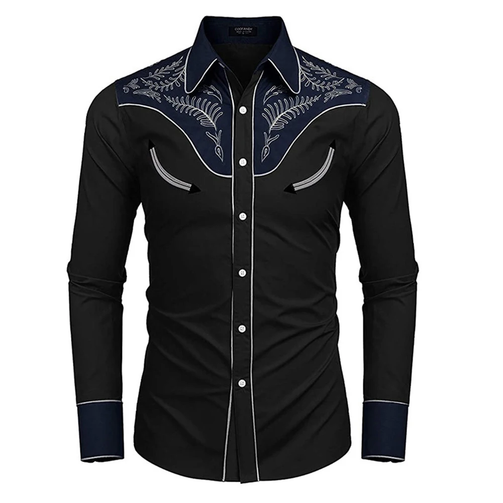 Autumn Spring Bluose Male Shirt Long Sleeve Retro Slight Stretch Soft Vintage Western 3D Print Buttons Down Casual
Autumn Spring Bluose Male Shirt Long Sleeve Retro Slight Stretch Soft Vintage Western 3D Print Buttons Down Casual