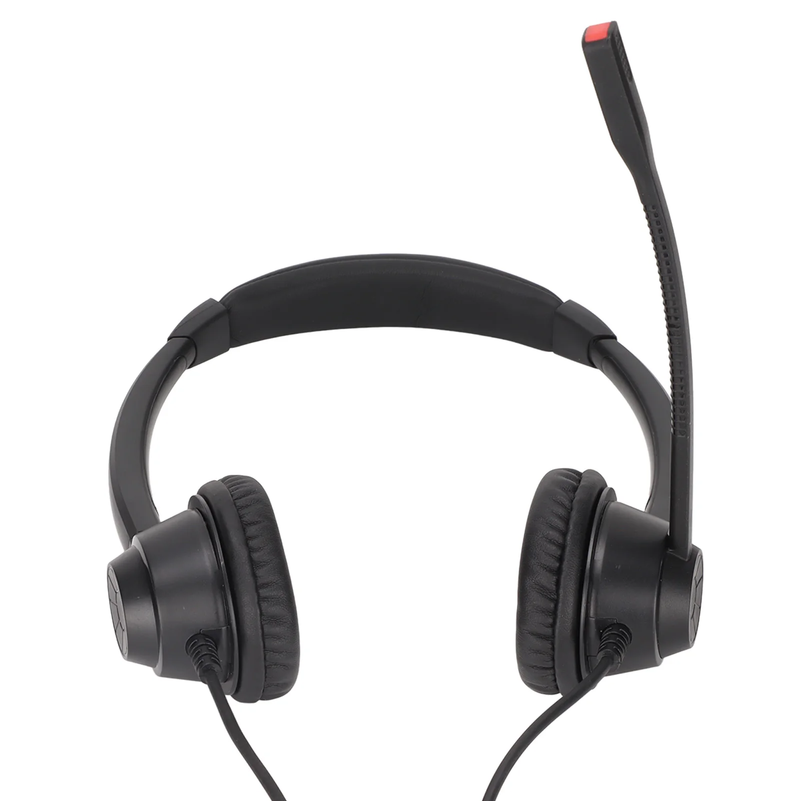 S983c623277f4420499dc9fe2a684cf59A RJ9 Telephone Headset Noise Cancelling Binaural Corded Cell Phone Headphone with Mic for VOIP Phone Landline Telephone Headphone