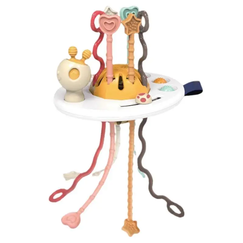 Montessori UFO Toy Montessori Teething Toys Pulling Toy Fine Motor Skills Tactile Auditory Perception Hand-eye Coordination For
Montessori UFO Toy Montessori Teething Toys Pulling Toy Fine Motor Skills Tactile Auditory Perception Hand-eye Coordination For