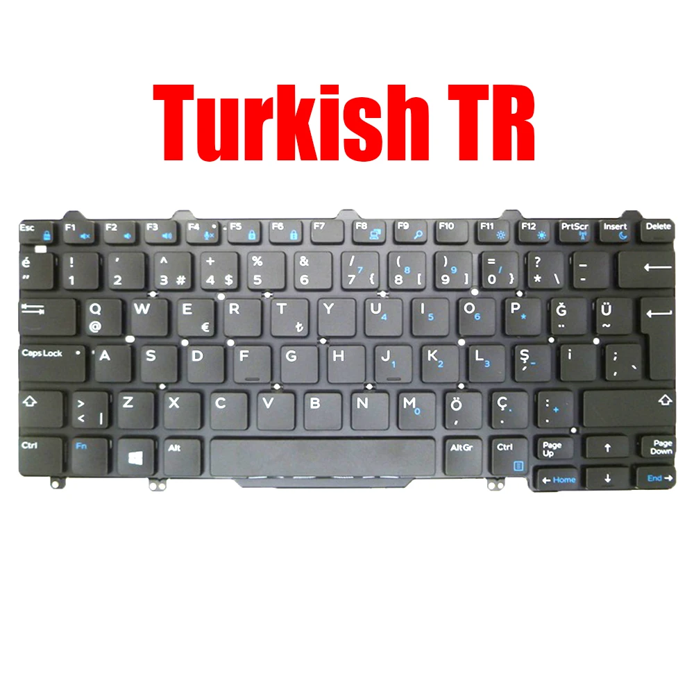 Turkish TR Keyboard For DELL For Latitude E5250 5250 E5270 E7250 7250 E7270 3160 3150 7350 2-in-1 08VRP9 8VRP9 Without Backlit
Turkish TR Keyboard For DELL For Latitude E5250 5250 E5270 E7250 7250 E7270 3160 3150 7350 2-in-1 08VRP9 8VRP9 Without Backlit