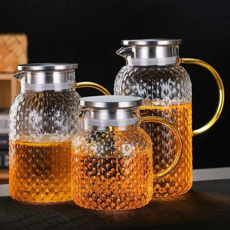

Large Capacity Heat-resistant Glass Teapot Water Jug tea Pot Tea Coffee Pots Teaware Teapots to Boil Water Kettle Kettle Bar