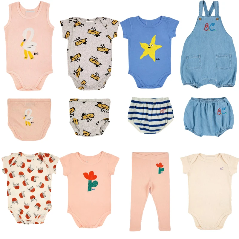 2023 BC Brand Baby Girls Boys Bodysuits New Summer Infant Toddler Cotton Short Sleeve Jumpsuits Newborn Fashion Outwear Clothes
2023 BC Brand Baby Girls Boys Bodysuits New Summer Infant Toddler Cotton Short Sleeve Jumpsuits Newborn Fashion Outwear Clothes
