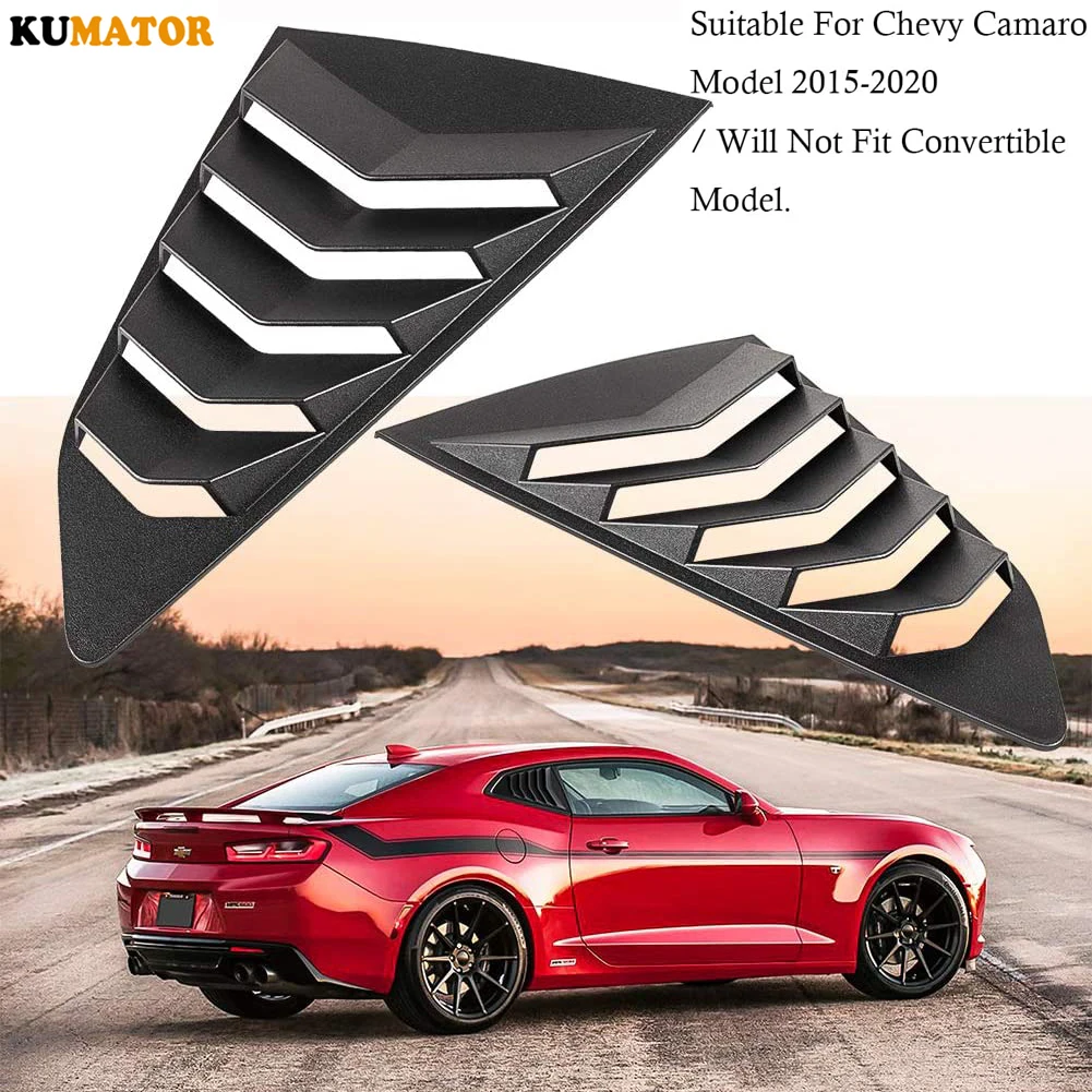 for Camaro Side Window Louvers Windshield Cover Sunshade Louver Fit for Chevy Camaro 2016-2021 Matte Black
for Camaro Side Window Louvers Windshield Cover Sunshade Louver Fit for Chevy Camaro 2016-2021 Matte Black